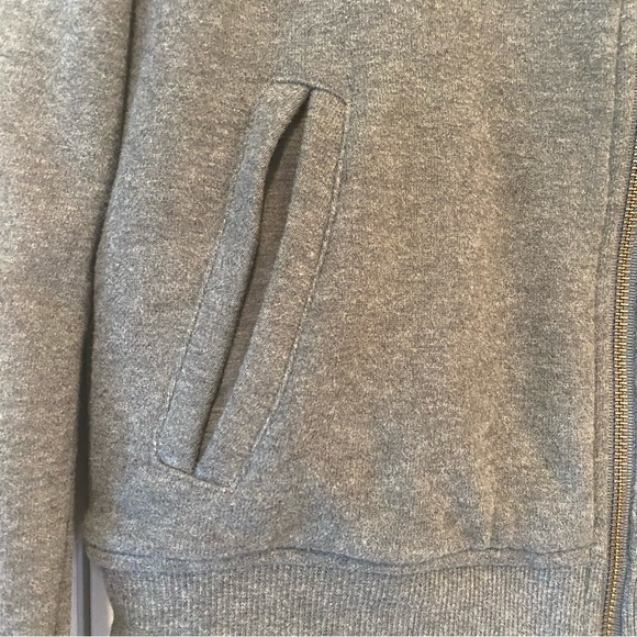 💕JAMES PERSE JERSEY FLEECE JACKET SIZE 2 - Picture 5 of 12
